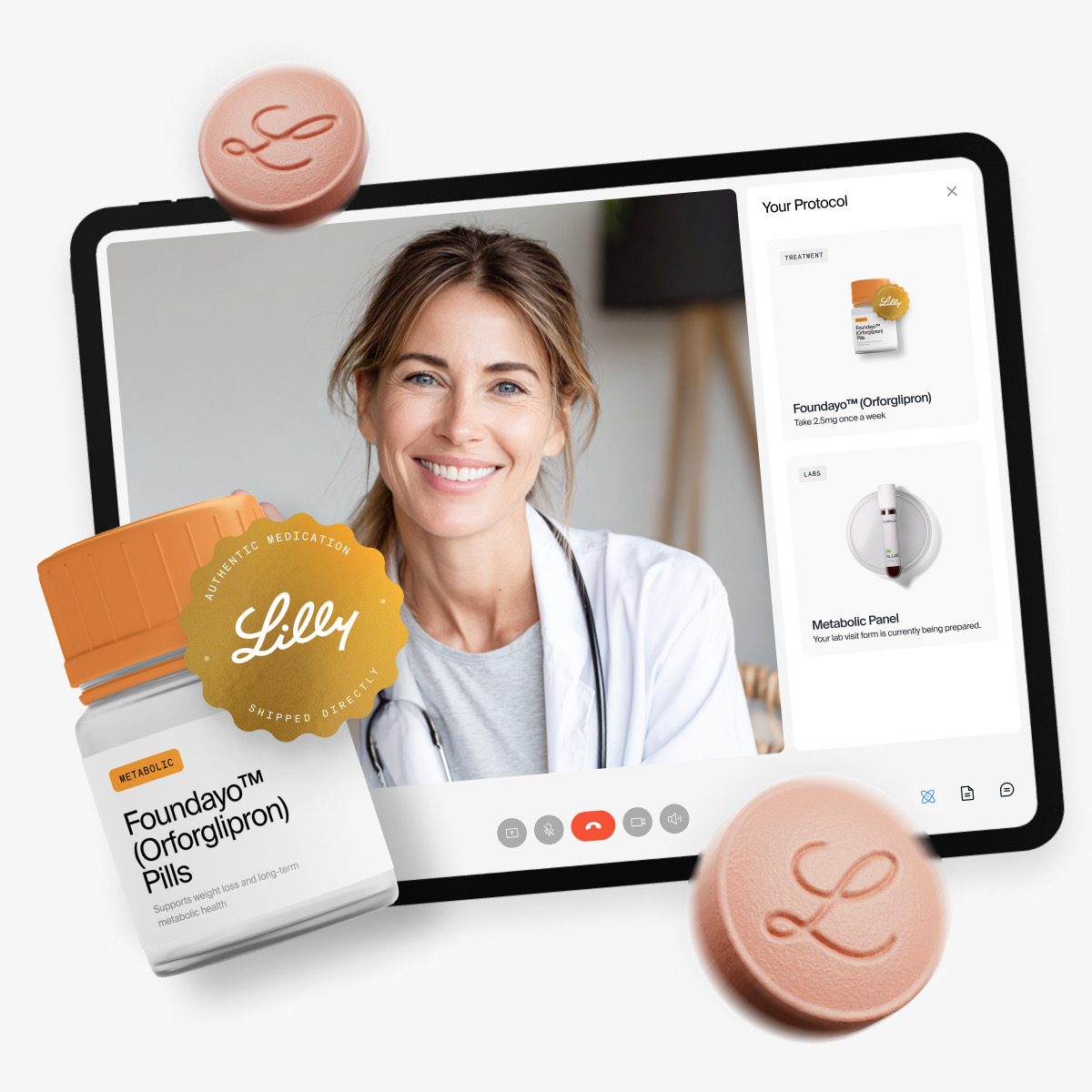 Foundayo Pill (Oral GLP-1) Prescribed Online with Ongoing Care | Healthspan Foundayo Pill (Oral GLP-1) Prescribed Online with Ongoing Care | Healthspan